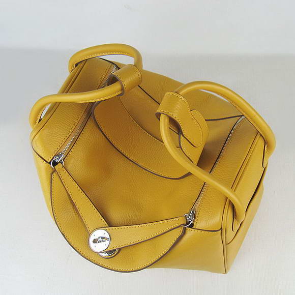 High Quality Replica Hermes Lindy 26CM Shoulder Bag Yellow - Click Image to Close